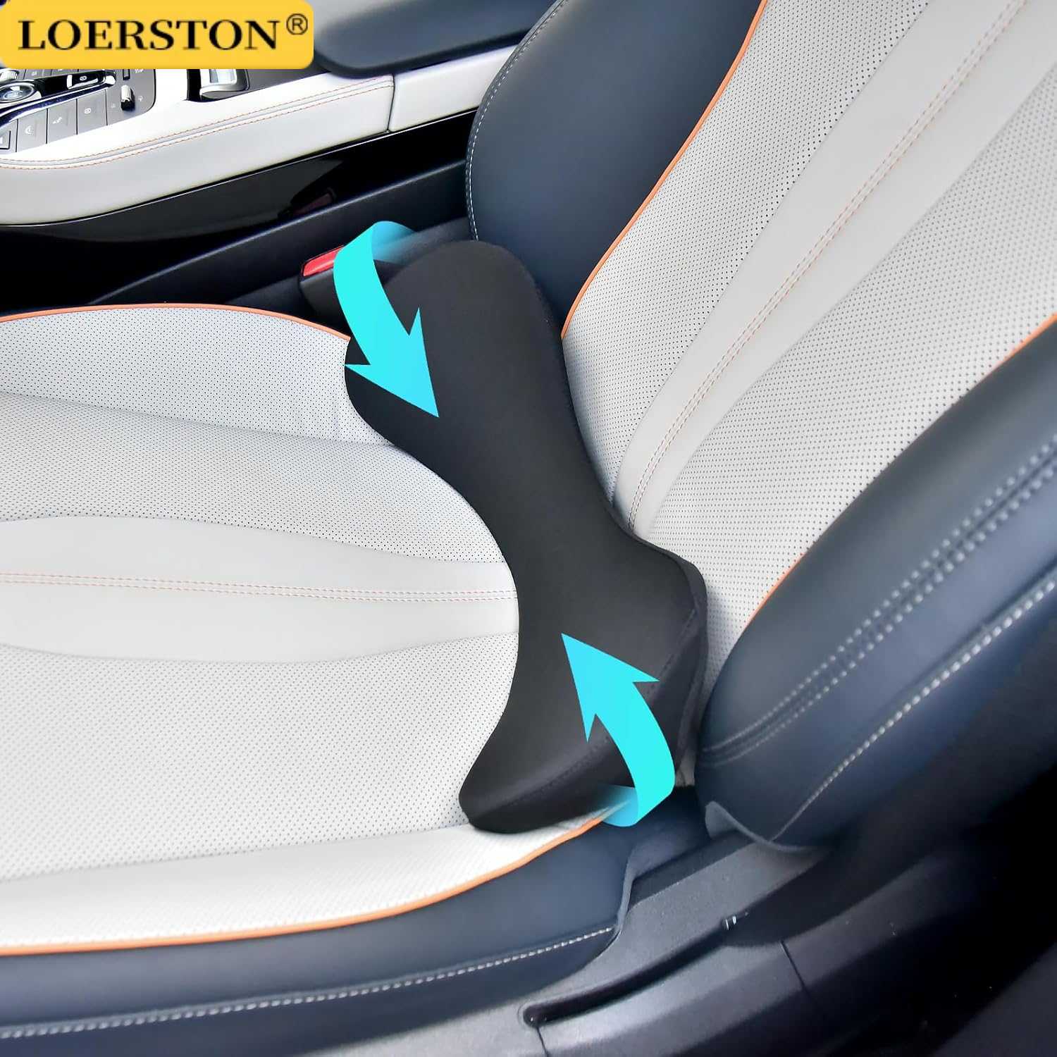Memory Foam Car Neck Pillow Lumbar Support - 多目的背もたれクッション腰椎サポート枕メモリーフォーム痛みを軽減する腰椎サポートクッションオフィスチェア車の座席用