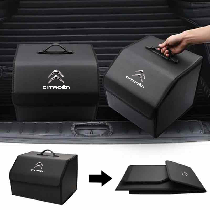 Car Trunk Organizer Foldable Storage Box - 車のトランク収納ボックスオーガナイザー折りたたみ式収納整理コンテナバッグシトロエン C4 C3 C5 C1 C2