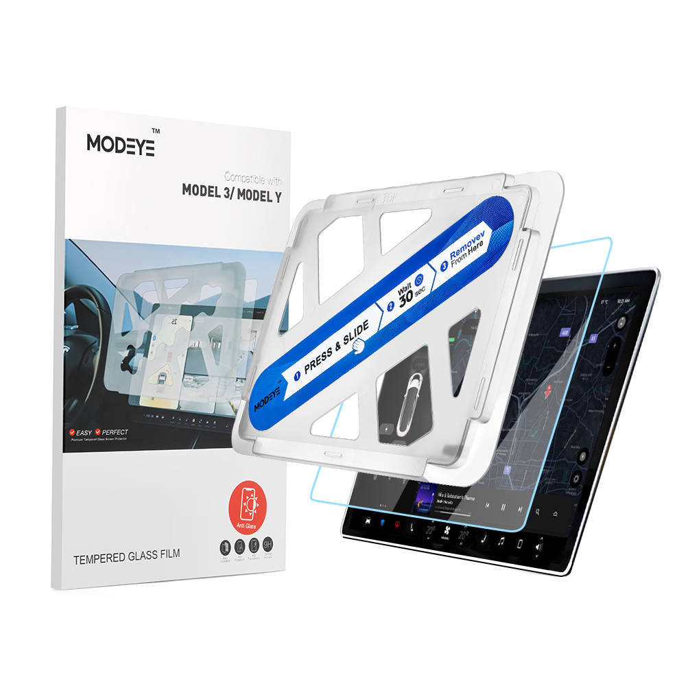 Anti Glare Car Rearview Mirror Film - 15 インチ車の GPS 中央制御画面フィルム強化ガラススクリーンプロテクター抗青色光フィルム Hd フィルムテスラモデル