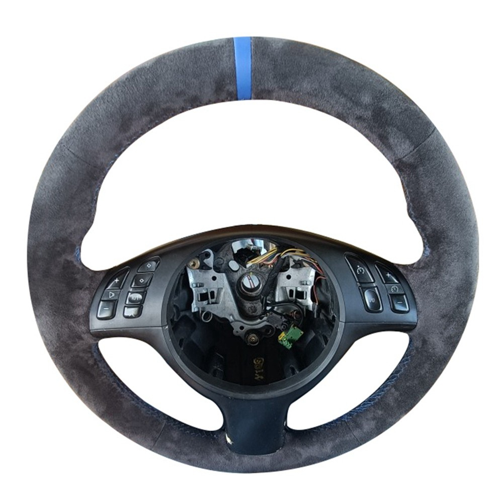 Car Steering Wheel Cover Anti Slip Breathable - BMW車用の滑り止めレザーステアリングホイールカバー,BMWスポーツ用のスタイリッシュなレザーステアリングホイールカバー,E46 330i 330ci e39 m3 m5