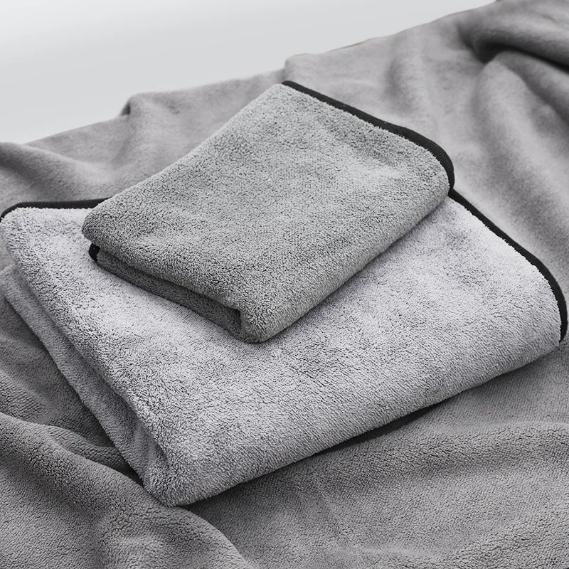 Microfiber Car Drying Towel Super Absorbent - マイクロファイバータオル洗車用品超吸収性車用クリーニングクロスプレミアムマイクロファイバーオートタオルワンタッチ乾燥