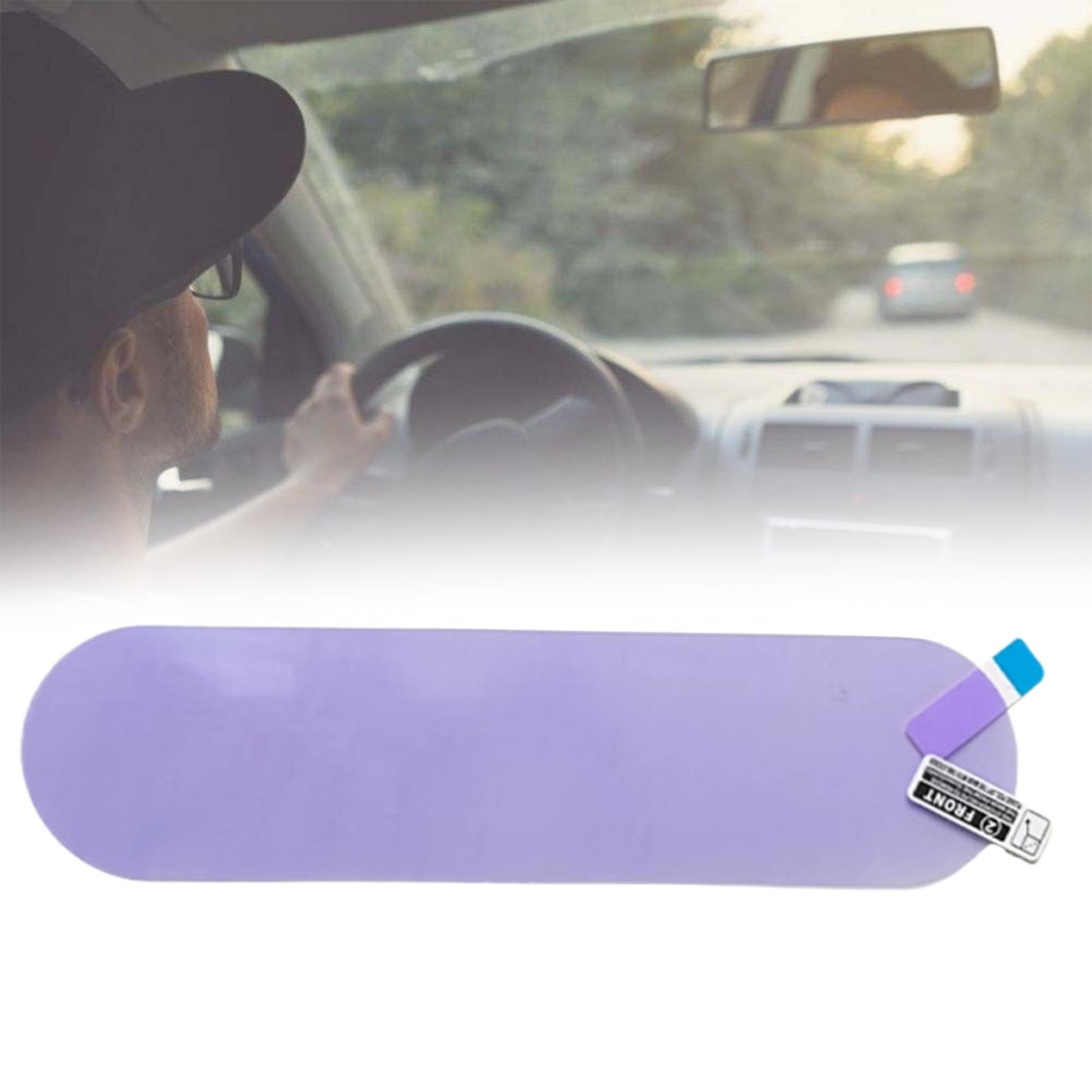 Anti Glare Car Rearview Mirror Film - 車内用、後方視界用ミラー、反射防止・曇り止めフィルム、夜間走行時の眩しさ防止、防水、自動車用ステッカー、アクセサリー