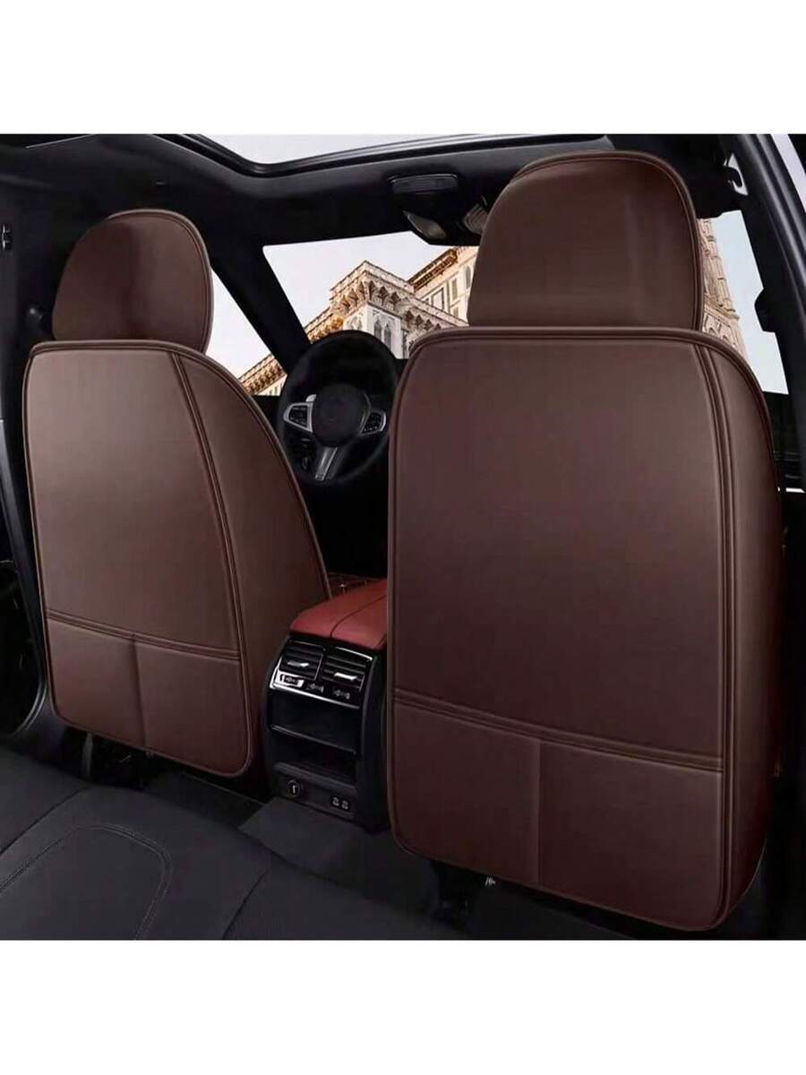 PUレザーカーシートカバー フロントリア兼用 5席用 プロテ - Leather Car Seat Covers Full Set Universal のレビューと価格