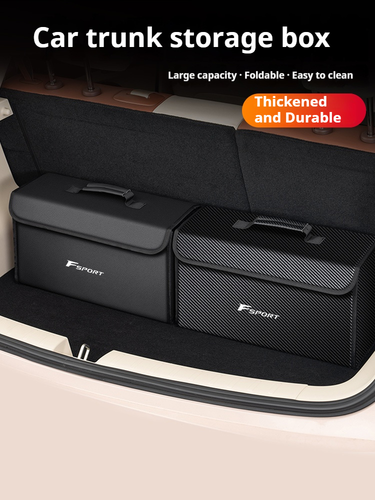 レクサスFスポーツES RX LS500h GS300 IS - Car Trunk Organizer Foldable Storage Box のレビューと価格