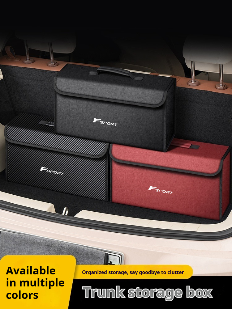 レクサスFスポーツES RX LS500h GS300 IS - Car Trunk Organizer Foldable Storage Box のレビューと価格