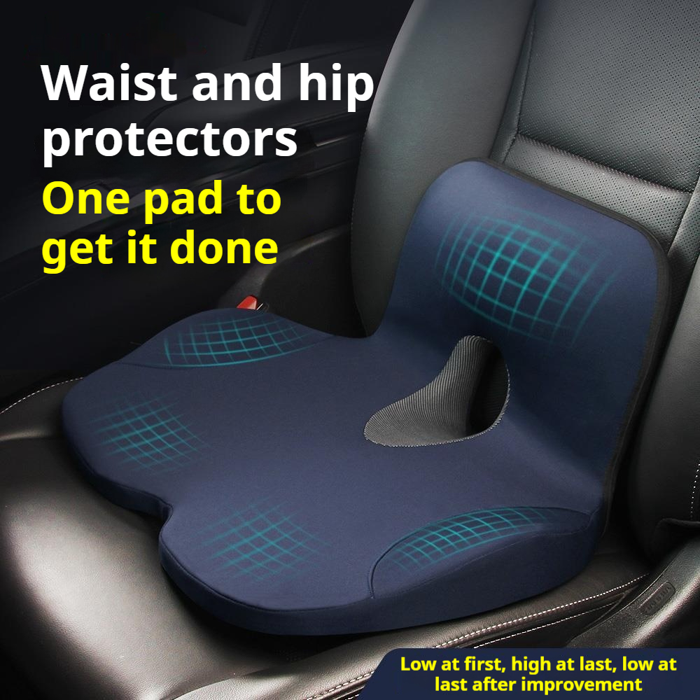 車のメイン運転席ブースターシートクッション低反発クッションリ - Memory Foam Car Neck Pillow Lumbar Support のレビューと価格