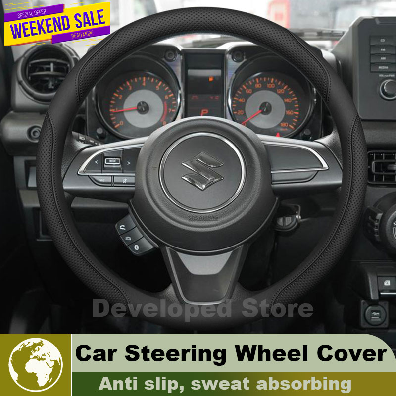 スズキ ジムニー JB64 JB74 ノマデ JC74 20 - Car Steering Wheel Cover Anti Slip Breathable のレビューと価格