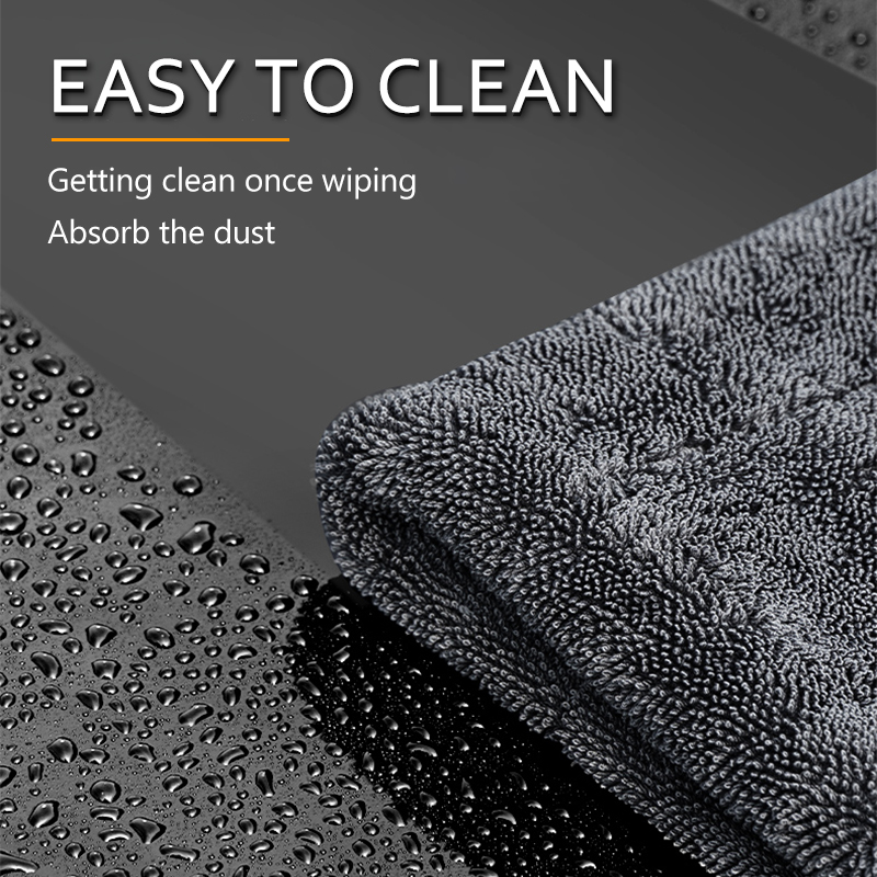 車のウォッシュタオル,ダブルヘッド,車内の掃除用,超吸収性 - Microfiber Car Drying Towel Super Absorbent のレビューと価格