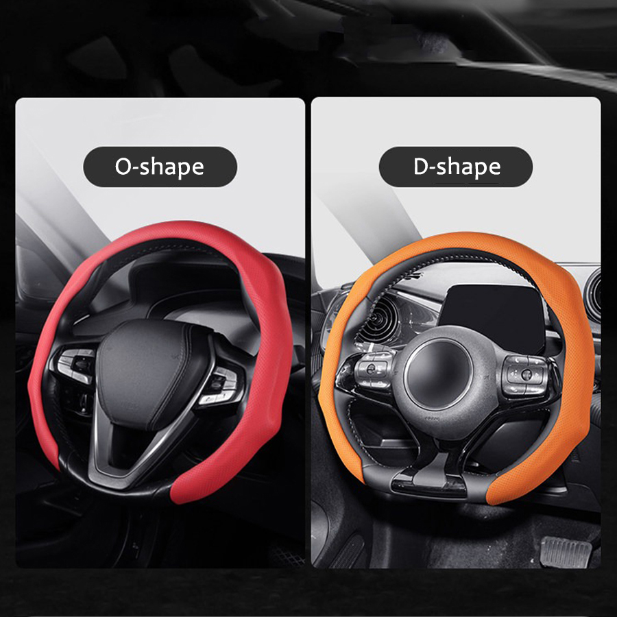 NAPPA レザーユニバーサル車のステアリングホイールカバー - Car Steering Wheel Cover Anti Slip Breathable のレビューと価格
