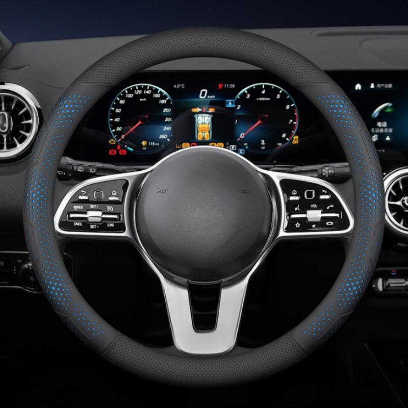 O/Dタイプ ナッパレザー 車用ステアリングホイールカバー  - Car Steering Wheel Cover Anti Slip Breathable のレビューと価格