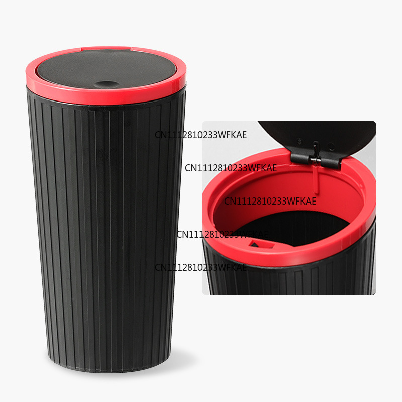 車用ゴミ箱、車内多機能収納用品、防水蓋付き車用カップ型ゴミ箱 - Waterproof Car Trash Can With Lid のレビューと価格