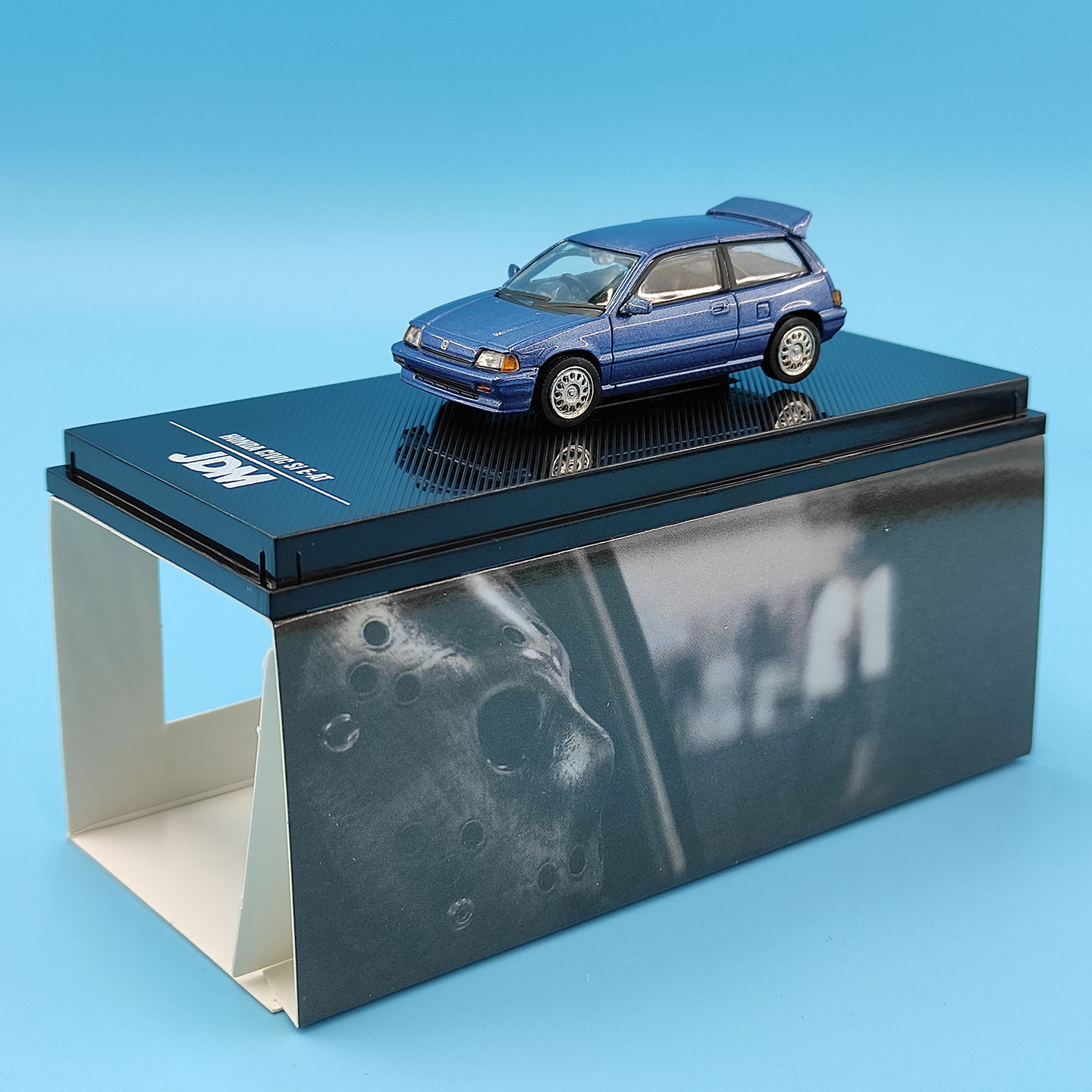 ダイキャスト JDM 1/64スケール Si E-AT ブル - Car Care のレビューと価格