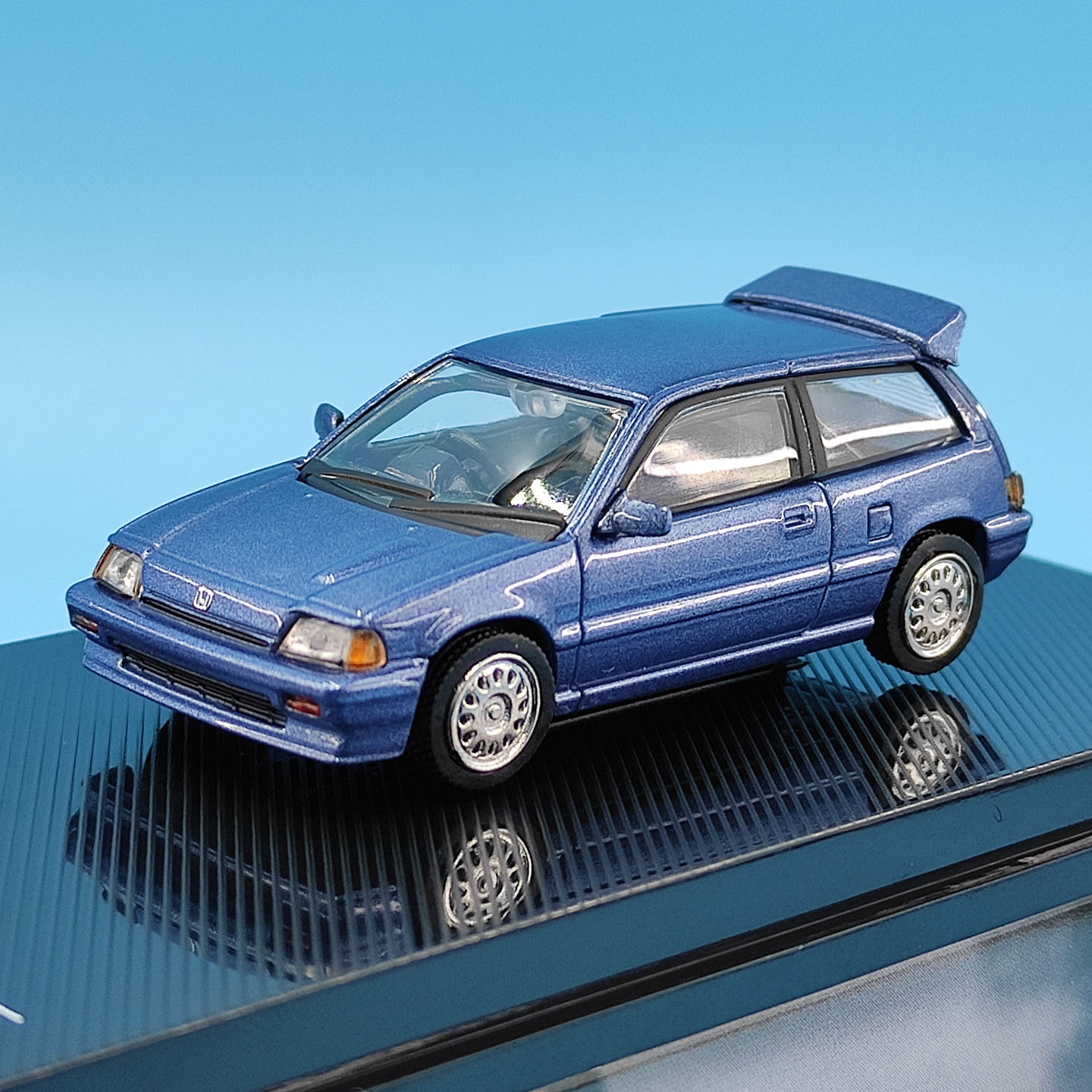 ダイキャスト JDM 1/64スケール Si E-AT ブル - Car Care のレビューと価格
