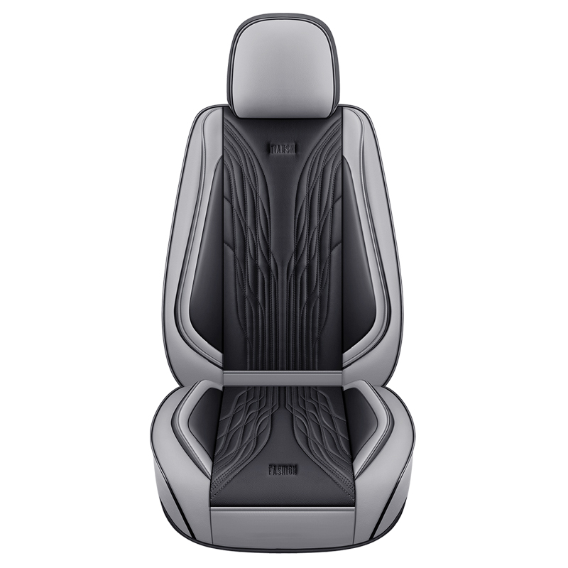 新デザイン高級レザーカーシートカバー汎用フルセットシートカバ - Leather Car Seat Covers Full Set Universal のレビューと価格