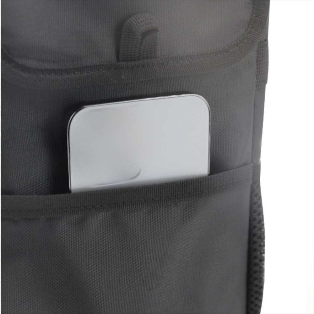 漏れ防止車用ゴミ箱 蓋付き収納ポケット付き 防水吊り下げ式自 - Waterproof Car Trash Can With Lid のレビューと価格