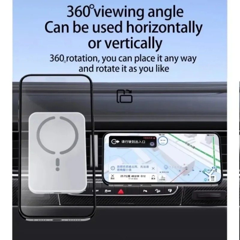 30W磁気式車載ワイヤレス充電器 エアベントGPSフォンホル - Magnetic Phone Holder For Car Vent のレビューと価格