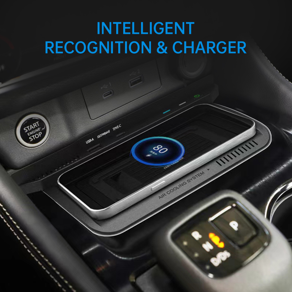 15W 車載ワイヤレス充電パッド 日産 エクストレイル 20 - Wireless Car Charger Mount Fast Charging のレビューと価格