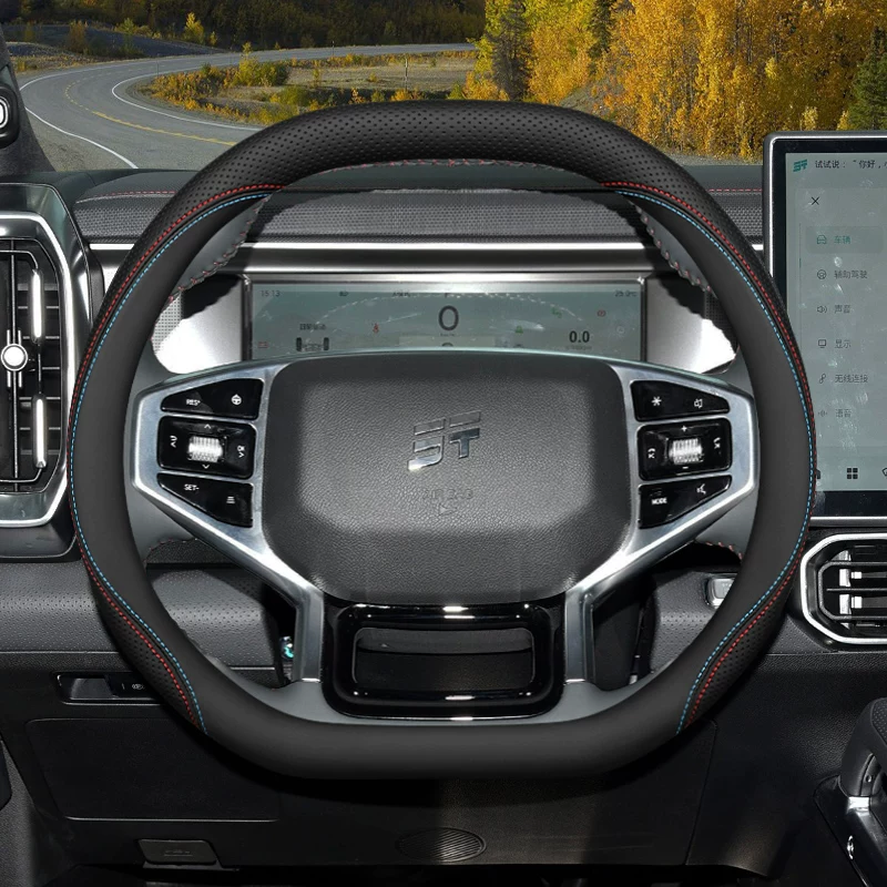 2026年 ジェットール ダッシング T1 T2用 高級ステ - Car Steering Wheel Cover Anti Slip Breathable のレビューと価格