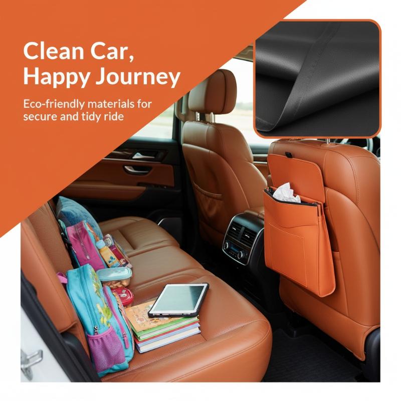 車用ゴミ箱 防水 磁気式吊り下げ式 隠し収納バッグ 車の後部 - Waterproof Car Trash Can With Lid のレビューと価格