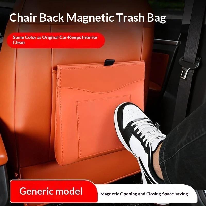 車用ゴミ箱 防水 磁気式吊り下げ式 隠し収納バッグ 車の後部 - Waterproof Car Trash Can With Lid のレビューと価格