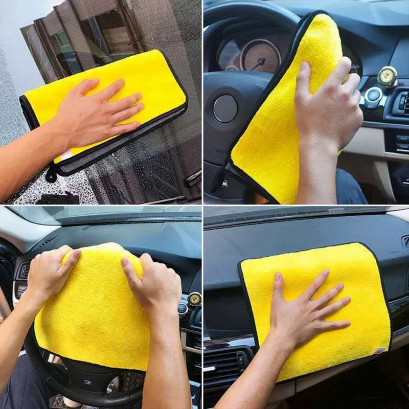 マイクロファイバー製車用クリーニングタオル 超吸収性 糸くず - Microfiber Car Drying Towel Super Absorbent のレビューと価格