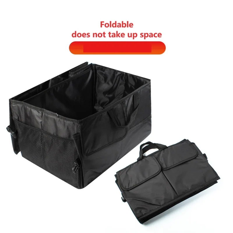 折りたたみ式大容量車用トランク収納ボックス、耐摩耗性多目的オ - Car Trunk Organizer Foldable Storage Box のレビューと価格