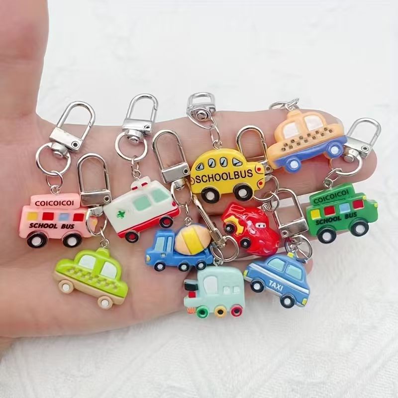 10個入り樹脂製漫画風車キーホルダー、荷物や携帯電話アクセサ - Car Accessories のレビューと価格