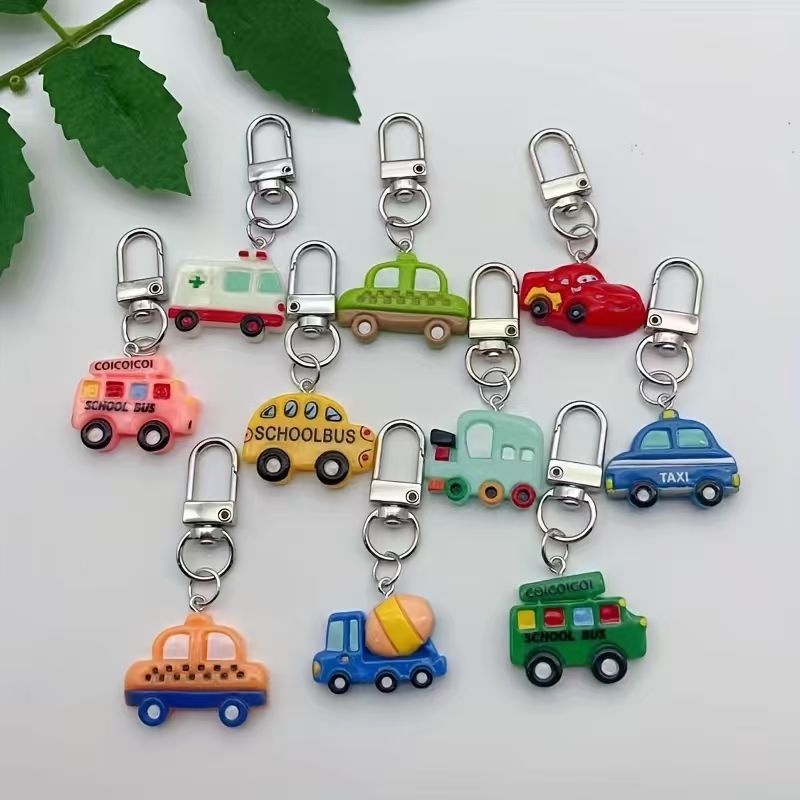 10個入り樹脂製漫画風車キーホルダー、荷物や携帯電話アクセサ - Car Accessories のレビューと価格