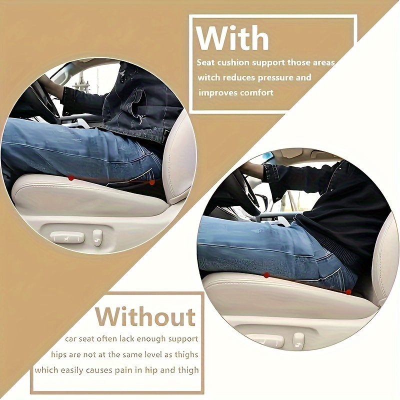 2-in-1カーシートクッションランバーピロー、ユニバーサル - Memory Foam Car Neck Pillow Lumbar Support のレビューと価格