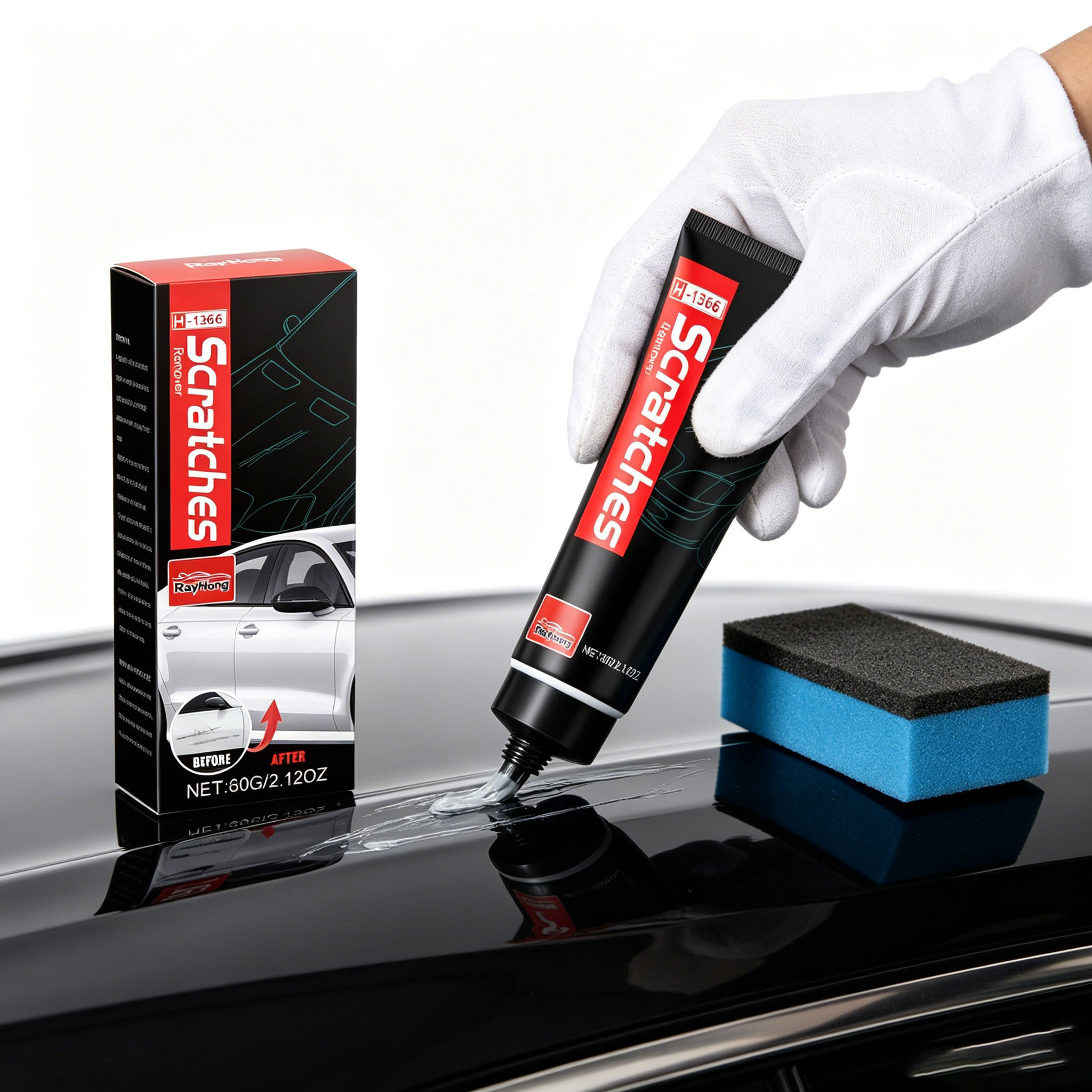 車の傷消しペースト、軽度の傷や欠陥を消す、塗装補修、メンテナ - Car Scratch Repair Polishing Wax Paste のレビューと価格