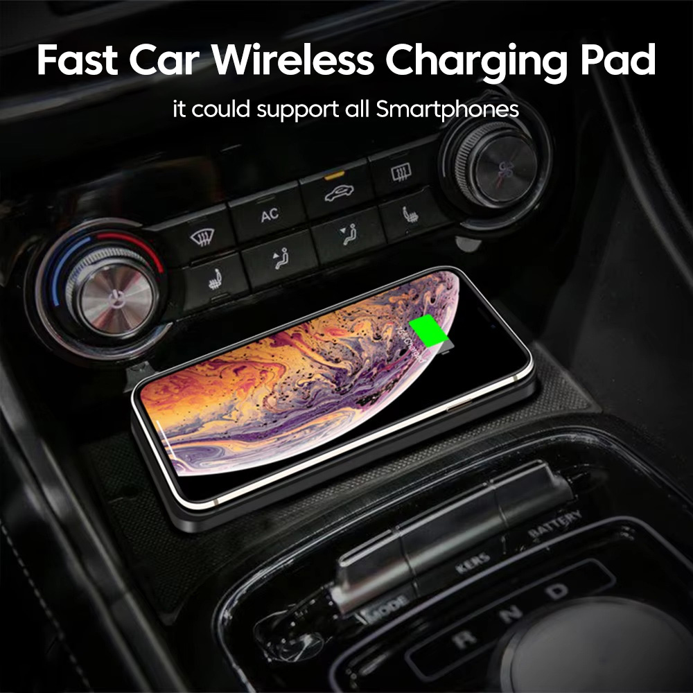 15Wワイヤレス充電器 車載用滑り止めパッド ワイヤレス急速 - Wireless Car Charger Mount Fast Charging のレビューと価格